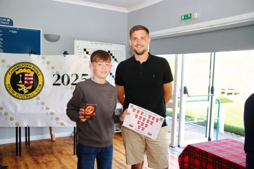 2012 Age Group Prizegiving and 2012s Signing