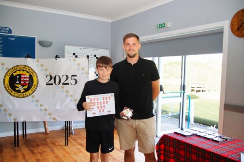 2012 Age Group Prizegiving and 2012s Signing